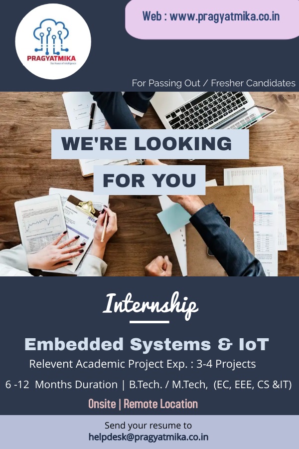 Internship In Core Embedded Systems Iot Systems Design